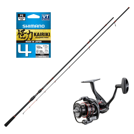 Mikado Bixlite Zander 8\'\' 10-40g Ceymar Allround Combo i gruppen Fiskeset / Haspelset / Haspelset Allround hos Fishline (BIXLITEZANDERCEYMARSET)