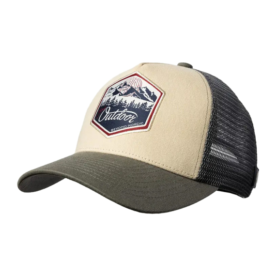 Beyond Nordic BN215 Great Outdoor Trucker Cap G-Grey i gruppen Kläder & Skor / Kepsar & Huvudbonader / Kepsar / Truckerkepsar hos Fishline (BN215-G-GREY-OS)