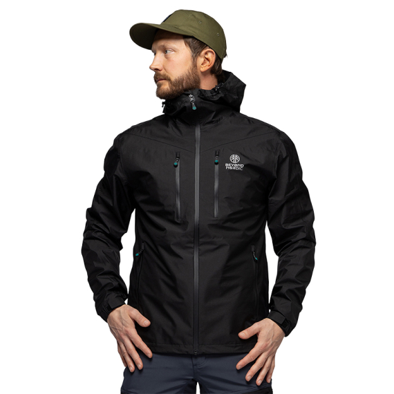 Beyond Nordic BN301 v2 M\'s 3L Lightweight Shell Jacket Onyx Black i gruppen Kläder & Skor / Kläder / Jackor / Skaljackor hos Fishline (BN301-V2-M-BLACK-Lr)