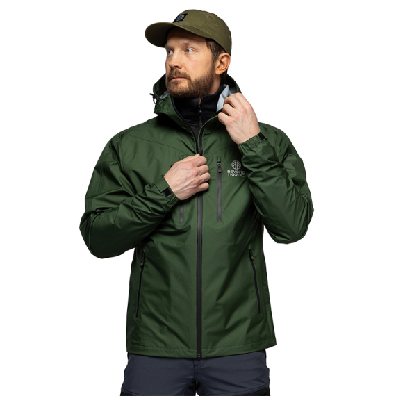 Beyond Nordic BN301 v2 M\'s 3L Lightweight Shell Jacket Pine Grove i gruppen Kläder & Skor / Kläder / Jackor / Skaljackor hos Fishline (BN301-V2-M-GREEN-Lr)