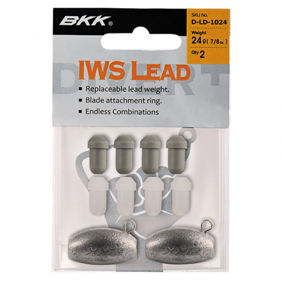 BKK IWS Lead 8g (2-pack) i gruppen Krok & Småplock / Sänken & Vikter / Övriga Sänken & Tyngder hos Fishline (BOB-00-1335)