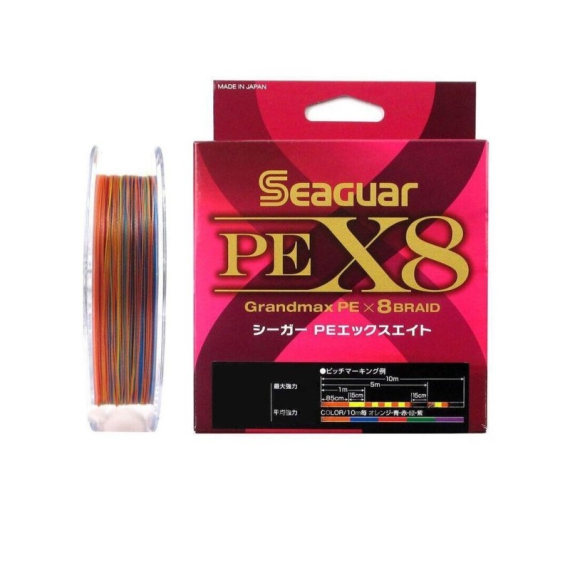 Seaguar PE X8 Grandmax 300m Multicolor i gruppen Fiskelinor / Flätlinor & Superlinor hos Fishline (BOB-00-SEAGUAR-00-0026r)