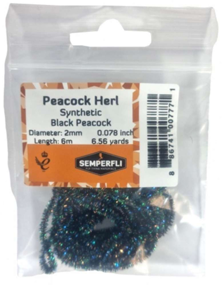 Semperfli Synthetic Peacock Herl i gruppen Krok & Småplock / Flugbindning / Flugbindningsmaterial / Övriga Syntetmaterial hos Fishline (BSPH002BLKr)