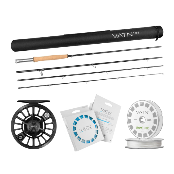 VATN M2 Coastal+ Flugset 9\' - #6 i gruppen Fiskeset / Flugfiskeset / Flugfiskeset Enhands hos Fishline (BUNDLEVATNM29062026COAST)