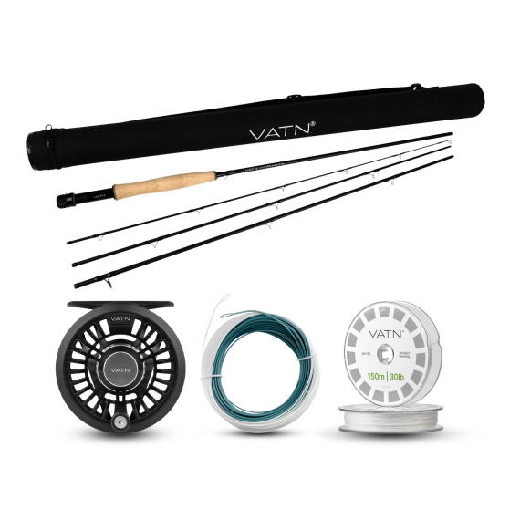 VATN M1 Coastal+ Flugset - 9\' #5 i gruppen Fiskeset / Flugfiskeset / Flugfiskeset Enhands hos Fishline (BUNDLEVATNST952026COASTAL)