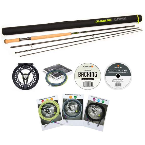 Guideline Elevation Tvåhands Flugset - 12\' #7/8 i gruppen Fiskeset / Flugfiskeset / Flugfiskeset Tvåhands hos Fishline (BUNDLE_105323GLDH)