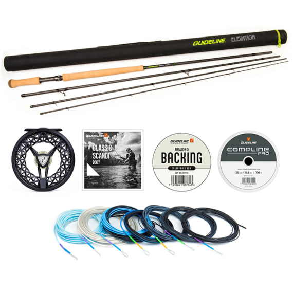 Guideline Elevation Tvåhands Flugset - 14\' #9/10 i gruppen Fiskeset / Flugfiskeset / Flugfiskeset Tvåhands hos Fishline (BUNDLE_105325GLDH)