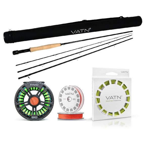 VATN M1 Favo Allround Taper Combo - 9\' #5 i gruppen Fiskeset / Flugfiskeset / Flugfiskeset Enhands hos Fishline (BUNDLE_VATNST95FAVO01)