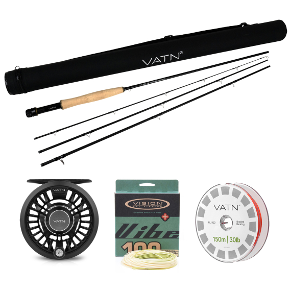 VATN M1 / Vibe 100+ Flugset - 9\' #5 i gruppen Fiskeset / Flugfiskeset / Flugfiskeset Enhands hos Fishline (BUNDLE_VATNST95_V100)