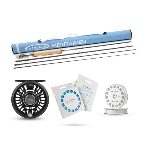 Vision Meritaimen Coastal+ Combo - 9\' #5 i gruppen Fiskeset / Flugfiskeset / Flugfiskeset Enhands hos Fishline (BUNDLE_VMT4905COASTALPLUS)