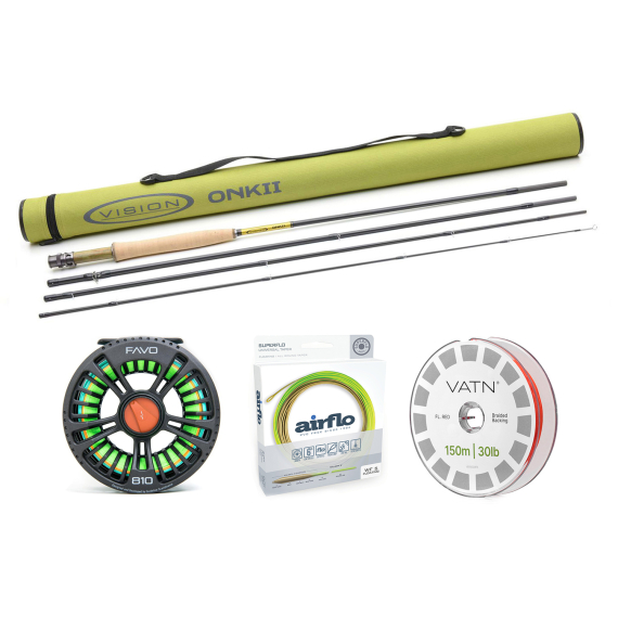 Vision ONKII Universal Taper Combo - 8\' #5 i gruppen Fiskeset / Flugfiskeset / Flugfiskeset Enhands hos Fishline (BUNDLE_VOI4804AIRFLO)