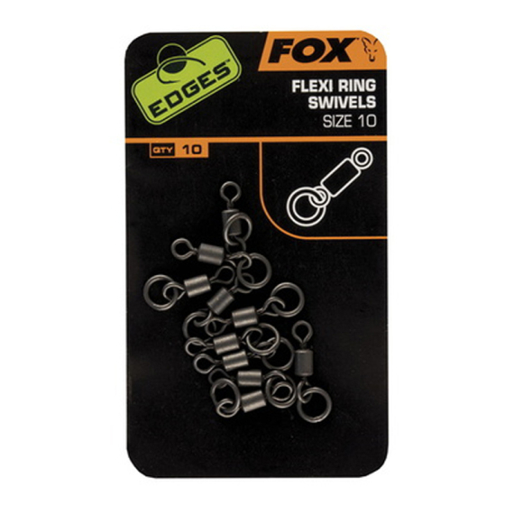 Fox Edges Flexi Ring Swivel i gruppen Krok & Småplock / Riggtillbehör / Övriga Riggtillbehör hos Fishline (CAC529r)