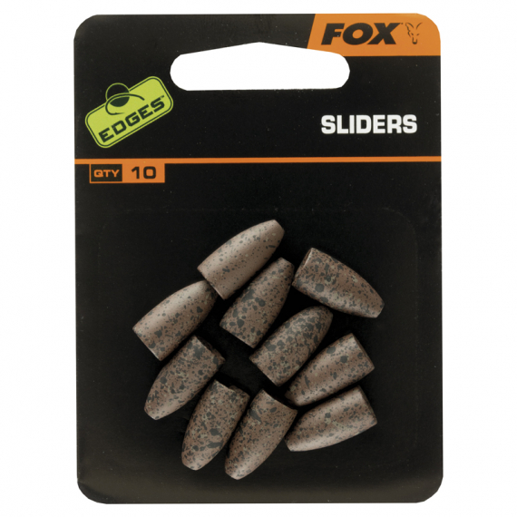 Fox Edges Sliders (10-pack) i gruppen Krok & Småplock / Sänken & Vikter / Bullet Weights hos Fishline (CAC537)