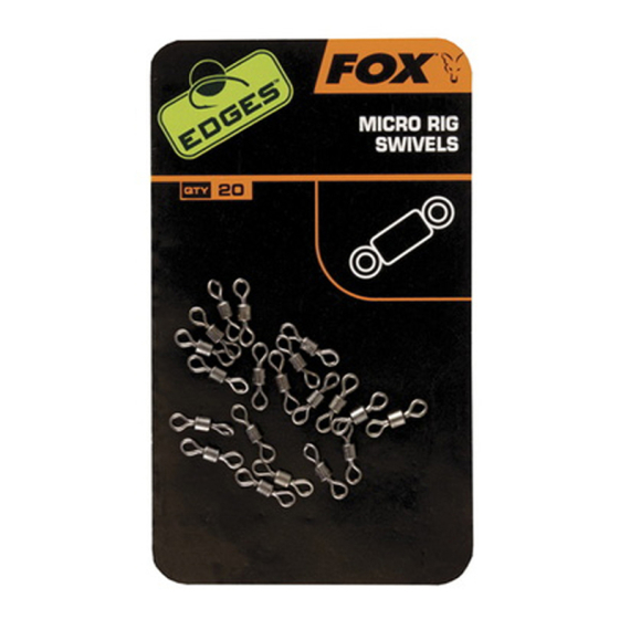 Fox Edges Micro Rig Swivels 20-pack i gruppen Krok & Småplock / Riggtillbehör / Övriga Riggtillbehör hos Fishline (CAC538)