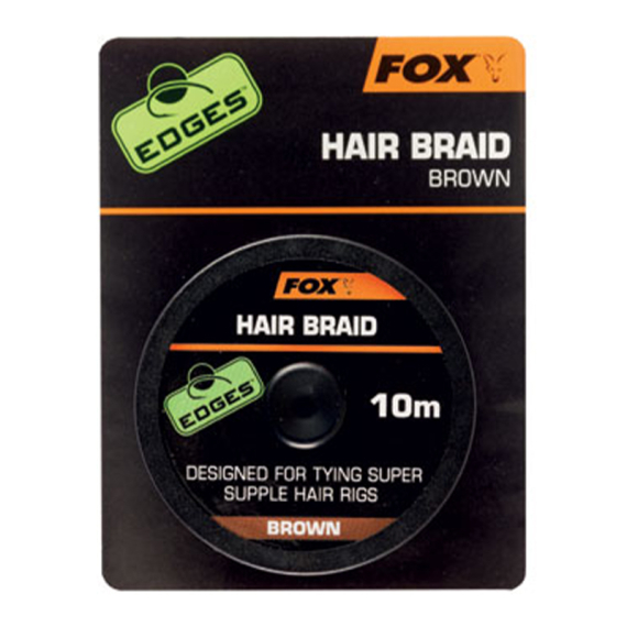 Fox Edges Hair Braid brown 10-pack i gruppen Krok & Småplock / Riggtillbehör / Övriga Riggtillbehör hos Fishline (CAC565)