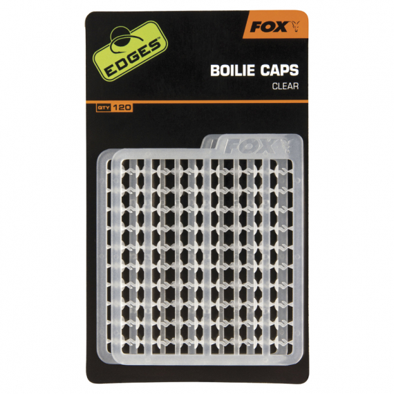 Fox Edges Boilie Caps Clear (120-pack) i gruppen Krok & Småplock / Riggtillbehör / Boilie Stops hos Fishline (CAC601)