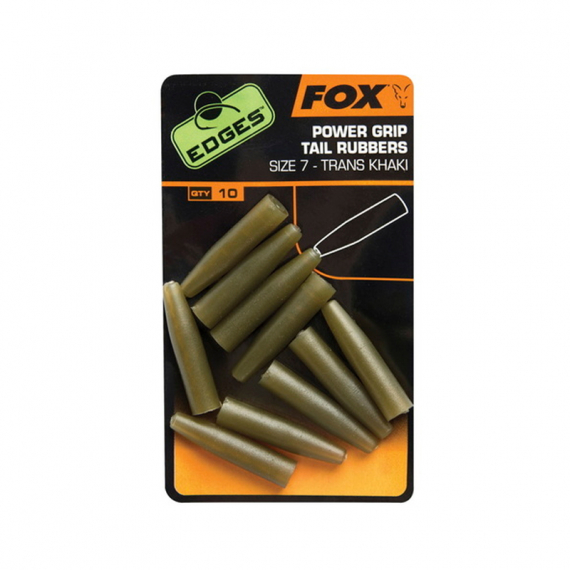 Fox Edges Surefit Tail Rubbers Size 7, 10-pack i gruppen Krok & Småplock / Riggtillbehör / Krympslang & Sleeves hos Fishline (CAC637)