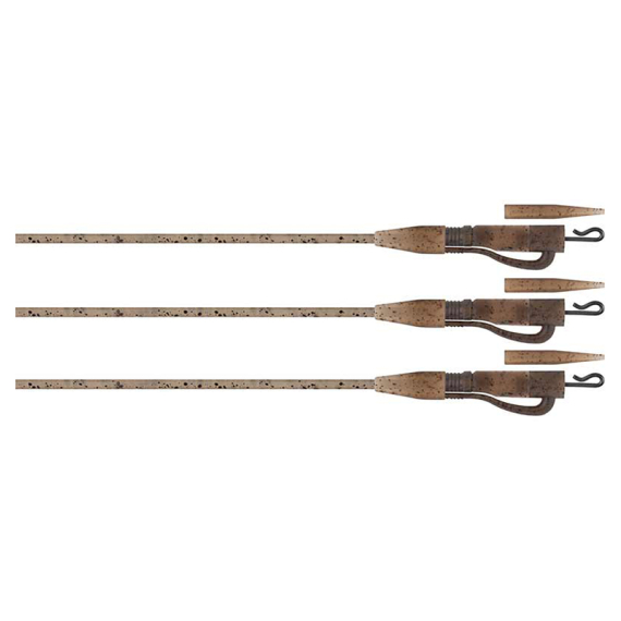 Fox Edges Naturals Tubing Leadclip Ready Rigs Size 7 3pcs i gruppen Krok & Småplock / Riggtillbehör / Övriga Riggtillbehör hos Fishline (CAC917)