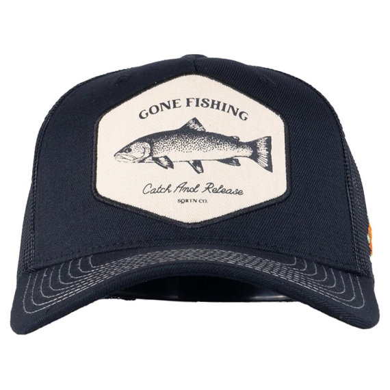 SQRTN Catch Trucker Cap Black i gruppen Kläder & Skor / Kepsar & Huvudbonader / Kepsar hos Fishline (CAP-242-OSFA)