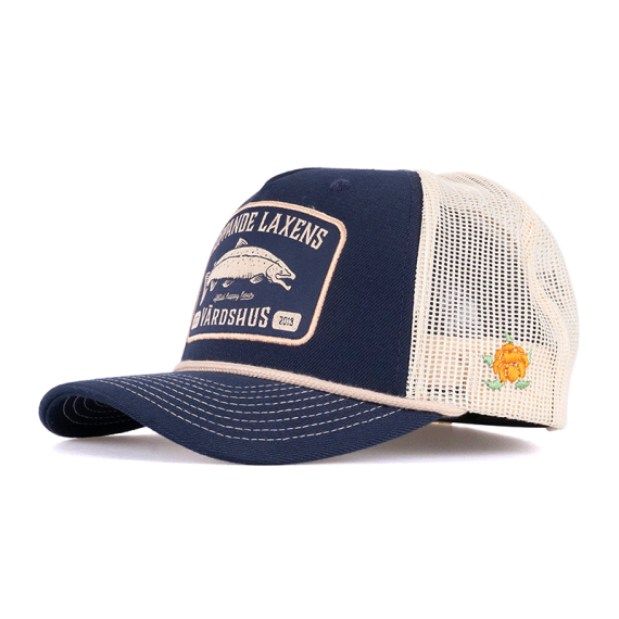 SQRTN Hoppande Laxen Trucker Cap, Navy i gruppen Superdeals-se / Paketpris hos Fishline (CAP-431-OSFA)