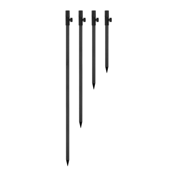 Fox Black Label Carbon Bankstick i gruppen Verktyg & Tillbehör / Rod Pods, Rod Rests & Banksticks / Banksticks hos Fishline (CBS089r)