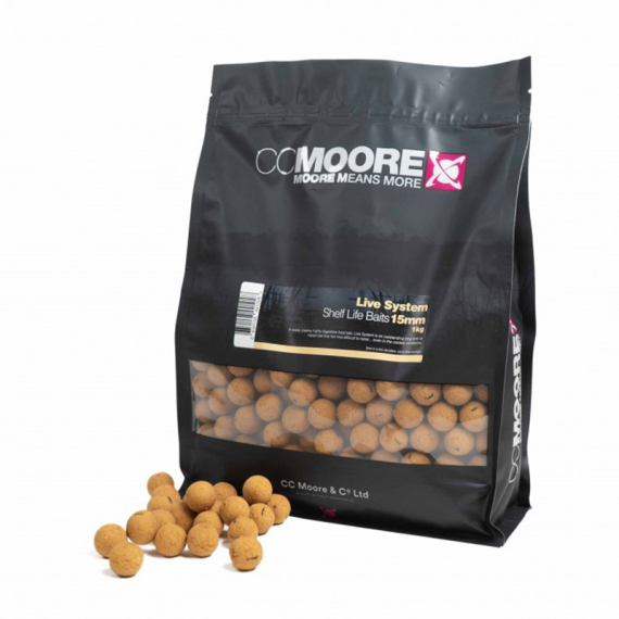 CC Moore Live System Boilies - 1kg i gruppen Fiskedrag / Boilies, Krokbeten & Mäsk / Boilies hos Fishline (CCM-95418r)