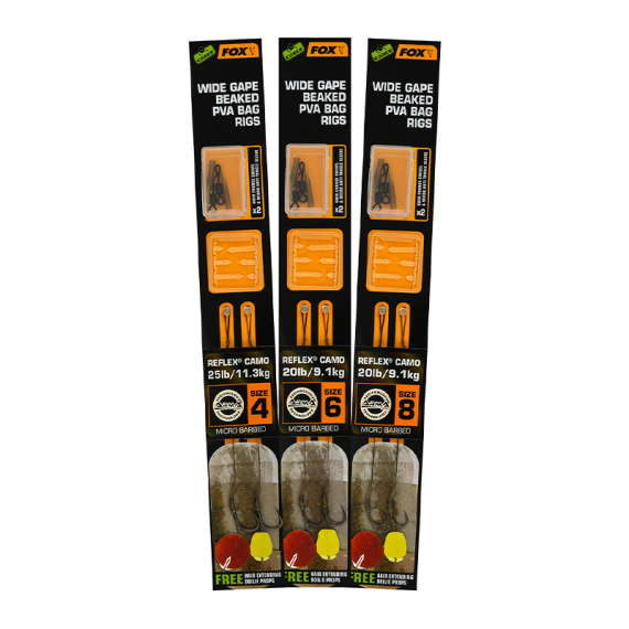 Fox Edges Wide Gape Beaked PVA Ready Rigs i gruppen Krok & Småplock / Färdiga Riggar hos Fishline (CCR172r)