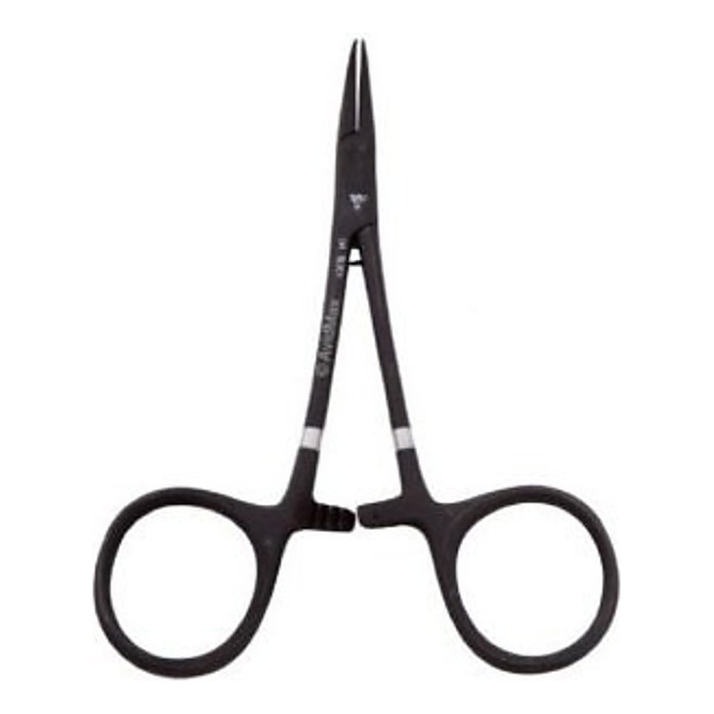 Dr Slick Spring Creek Clamp Black Curved i gruppen Verktyg & Tillbehör / Tänger & Saxar / Peanger hos Fishline (CCX5B)