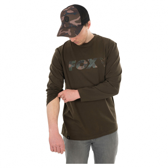 Fox Khaki/Camo Long Sleeve Shirt i gruppen Kläder & Skor / Kläder / Tröjor / Långärmade T-shirts hos Fishline (CFX110r)