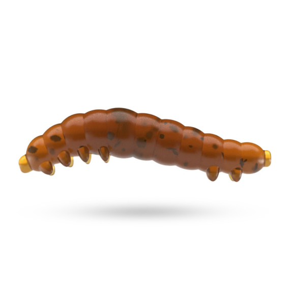 Capt'n Greenfin Boogie Worm 3cm (15-pack) - Kafi