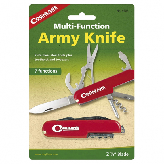 Coghlans Army Knife (7 Function) i gruppen Verktyg & Tillbehör / Knivar & Yxor / Knivar / Fällknivar hos Fishline (CG9507)