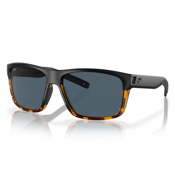 Costa Slac Tide Matte Black/Tortoise - Gray 580P i gruppen Kläder & Skor / Solglasögon / Polariserade Solglasögon hos Fishline (CO-SLT181-OGMP)