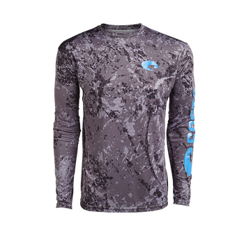 Costa Technical Hexo Camo Gray i gruppen Kläder & Skor / Kläder / Tröjor hos Fishline (CO-TECHHEXOr)