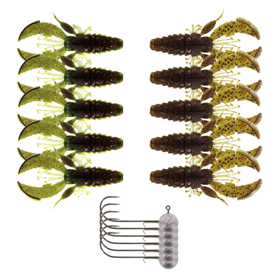 Westin Crecraw 8,5cm Jighead Combo i gruppen Fiskedrag / Betespaket / Betespaket Abborre hos Fishline (CRECRAWJIGHEADCOMBO)