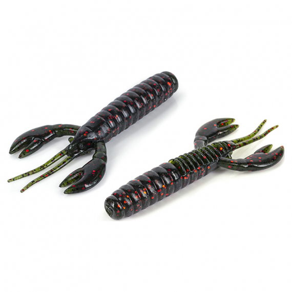 Molix Craw Flex 7,6cm (6-pack) - Watermelon Red & Black i gruppen Fiskedrag / Jiggar & Gummibeten / Kräftor & Creaturebaits / Kräftjiggar hos Fishline (CRFXUS-02)