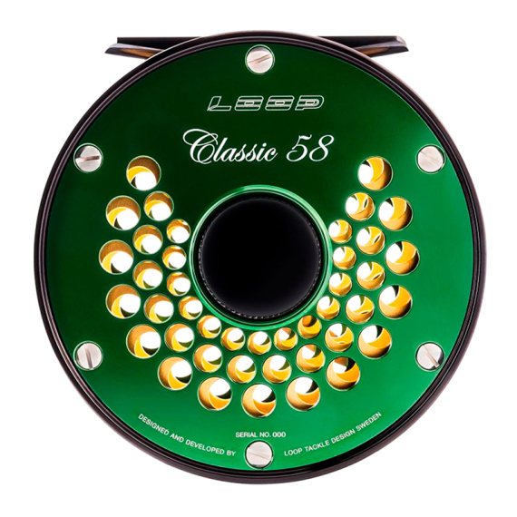 Loop Classic Reel Ported Verdant i gruppen Fiskerullar / Flugfiskerullar & Extraspolar / Flugrullar hos Fishline (CRG5-8PLr)