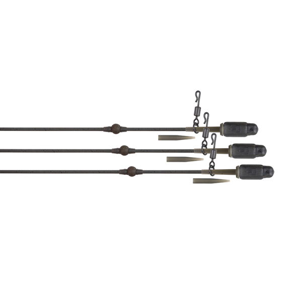 Fox Edges Tuff Tungsten Tubing Heli-Clip Rigs 3pcs i gruppen Krok & Småplock / Tafsar & Tafsmaterial / Tafsmaterial / Leadcore hos Fishline (CRT005)