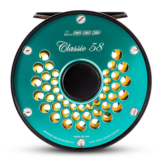 Loop Classic Reel Ported Aurora i gruppen Fiskerullar / Flugfiskerullar & Extraspolar / Flugrullar hos Fishline (CRT5-8PLr)