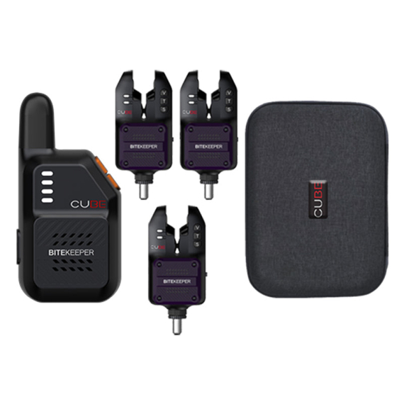 Rippton Cube + Receiver Presentation Kit - 3 Rod i gruppen Verktyg & Tillbehör / Nappalarm & Indikatorer / Nappalarm hos Fishline (CUBE31)