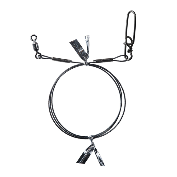 BKK 7x7 HD Wire leader (Pike Snap) i gruppen Krok & Småplock / Tafsar & Tafsmaterial / Färdiga Tafsar / Ståltafsar & Wiretafsar hos Fishline (D-BC-0233r)