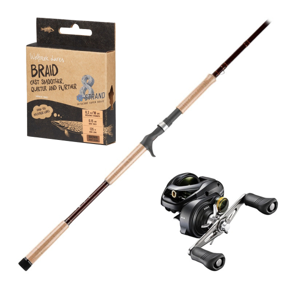 Wolfcreek Damn You Rod 2.0 - 8’6\'\' MultiPurpose, 6oz/180g Combo i gruppen Fiskeset / Spinnfiskeset / Spinnfiskeset Gädda hos Fishline (DAMNYOU20COMBO)