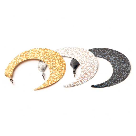 Ready to go Wiggletails #10 (Gold/Silver/Black) XXL i gruppen Krok & Småplock / Flugbindning / Flugbindningsmaterial / Tailar & Svansar hos Fishline (DD-W11)