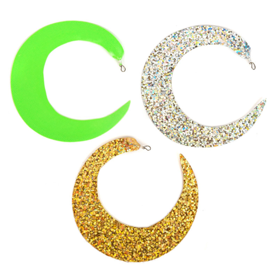 Ready to go Wiggletails #20 (Gold/Silver/Chartreuse) i gruppen Krok & Småplock / Flugbindning / Flugbindningsmaterial / Tailar & Svansar hos Fishline (DD-W20)