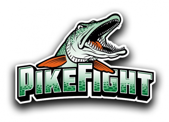 Klistermärke PikeFight (10 x 6,6 cm) i gruppen Övrigt / Klistermärken & Dekaler hos Fishline (DEKALPIKEF)