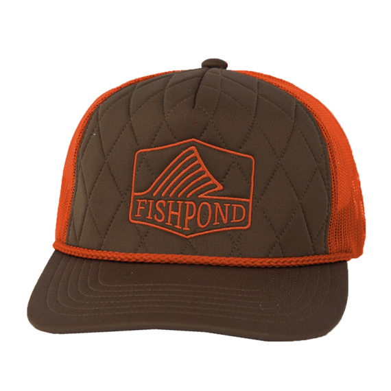 Fishpond Dorsal Fin Quilted Trucker Hat - Campfire i gruppen Kläder & Skor / Kepsar & Huvudbonader / Kepsar hos Fishline (DFQTH-C)