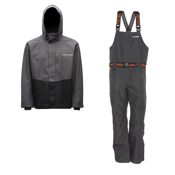 Grundens Downrigger Jacket & Bibs i gruppen Kläder & Skor / Kläder / Klädset & Fiskeställ hos Fishline (DOWNRIGGERBUNDLE)