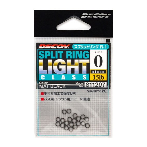 Decoy R-1 Split Ring Light Class Black i gruppen Krok & Småplock / Stingers & Stingertillbehör / Stingertillbehör hos Fishline (DR10r)