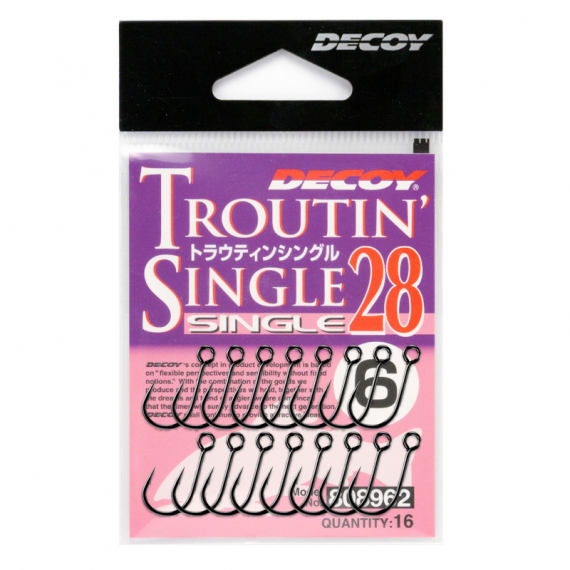 Decoy Single28 Troutin Single i gruppen Krok & Småplock / Krok / Enkelkrok hos Fishline (DS284r)