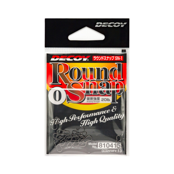 Decoy SN-1 Round Snap i gruppen Krok & Småplock / Beteslås / Hakbeteslås hos Fishline (DSN10r)