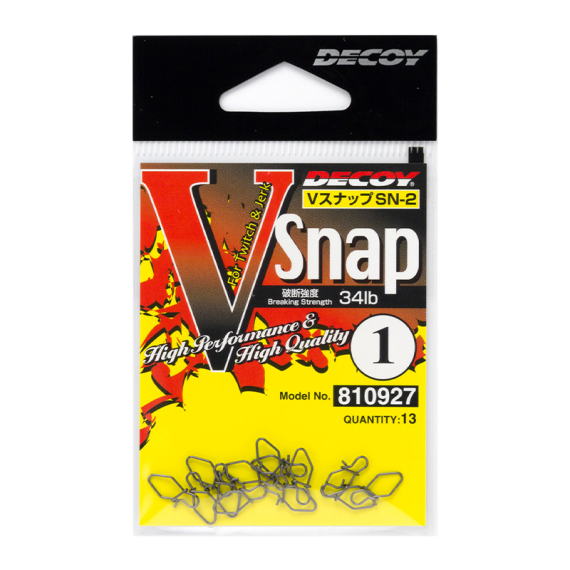 Decoy SN-2 V Snap i gruppen Krok & Småplock / Beteslås / Hakbeteslås hos Fishline (DSN2V0r)